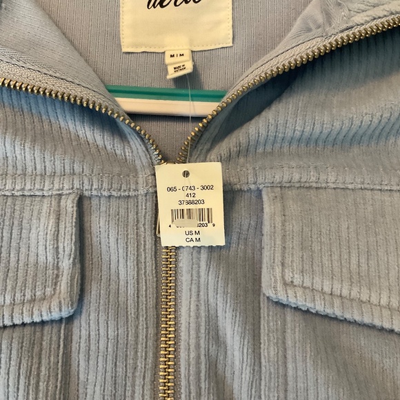 NWT Aerie Groove-on Rib Velour Full Zip Jacket Size M. - Picture 5 of 8